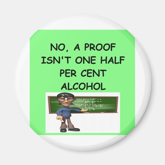 Imã piada matemática (Frente)