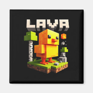 Imã Piada Pixel Frango Jogador Humor Meme 