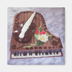 Imã piano de chocolate