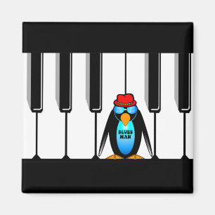 Imã piano do homem dos azuis