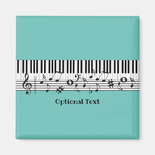 Imã Piano Music Design Magnet