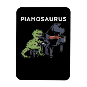 Ímã Piano Piano Gift Crianças Pianista Dinossauro Pia