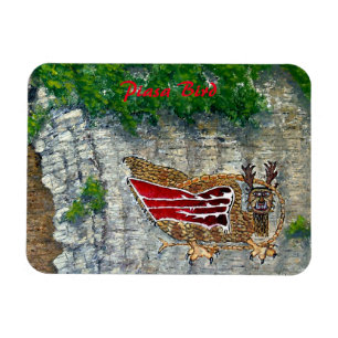 Ímã Piasa Bird Illinois - Legenda Nativa Americana