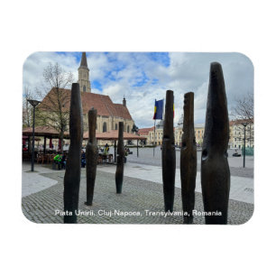 Ímã Piata Unirii, Cluj-Napoca, Romênia, em