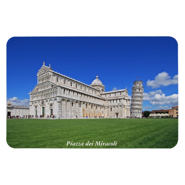 Ímã Piazza dei Miracoli (Horizontal)