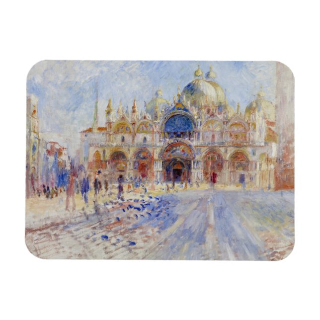 Ímã Piazza San Marco, Veneza, 1881 (óleo na canvas) (Horizontal)