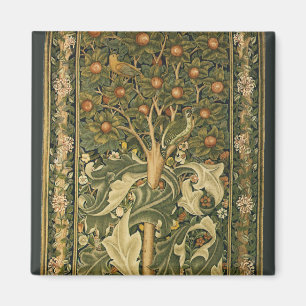 Imã Pica-Pau de William Morris, Arte Textil Vintage