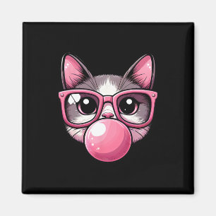 Imã Picante De Gato Bonito E Engraçado, Pulmões Rosa E