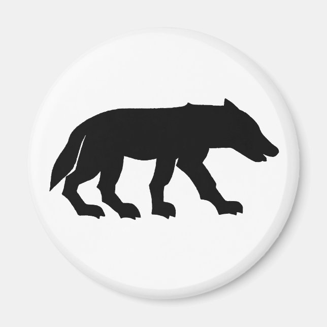 Imã Picked Wolf Cutout (Frente)