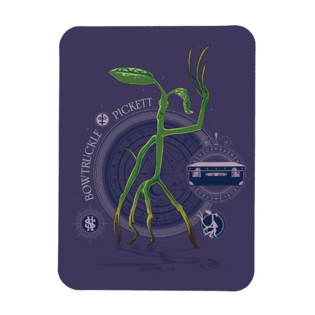 Ímã PICKETT™ O Gráfico BOWTRUCKLE™ (Vertical)