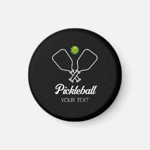 Imã Pickleball com Paddles e Ball Personalizados