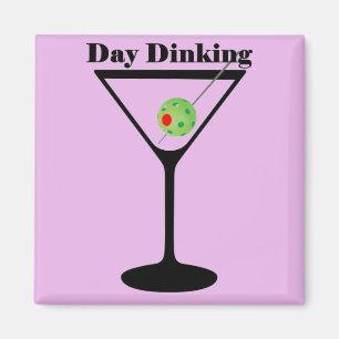 Imã Pickleball Day Jantar Martini Pickleball Olive