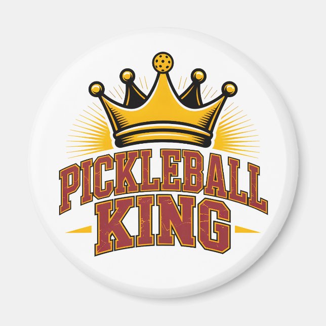 Imã Pickleball King (Frente)