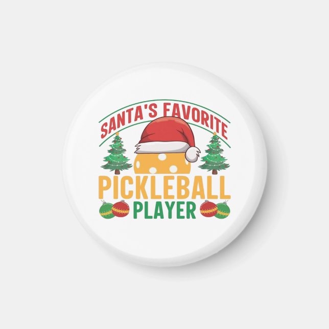 Imã Pickleball no Natal (Frente)