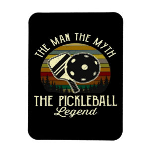 Ímã Pickleball- O Homem, O Mito, A Lenda