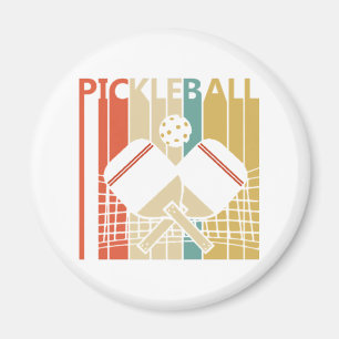 Imã Pickleball Retro Vintage