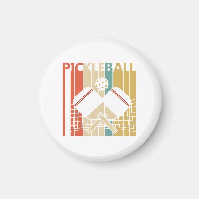 Imã Pickleball Retro Vintage  (Frente)