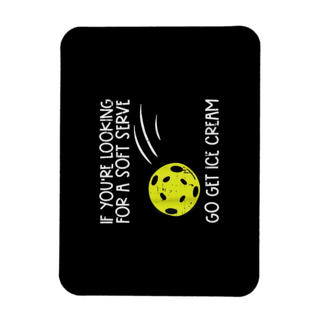 Ímã Pickleball Soft Serve Get Sorvete Pickle Ball Me (Vertical)