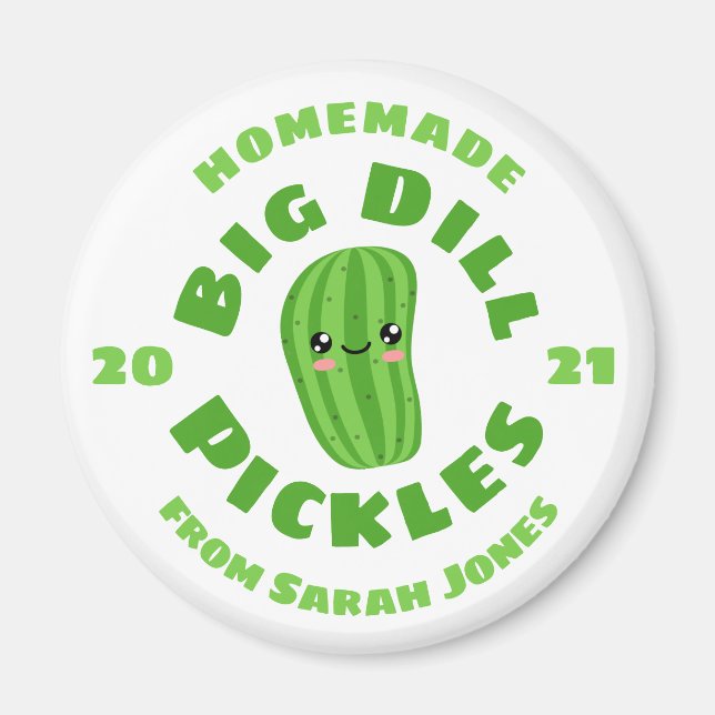 Imã Picles caseiros (Frente)