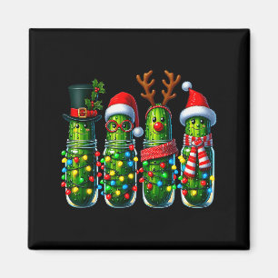 Imã Picles De Natal Jarras De Picles De Férias Papai N