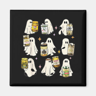 Imã Picles Enlatados Fantasmas Jarra de Picles Enlatam