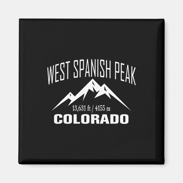 Imã Pico Espanhol Ocidental Colorado Climbing Summit C (Frente)