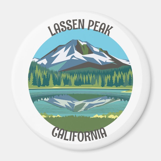 Imã Pico Lassen, Califórnia (Frente)