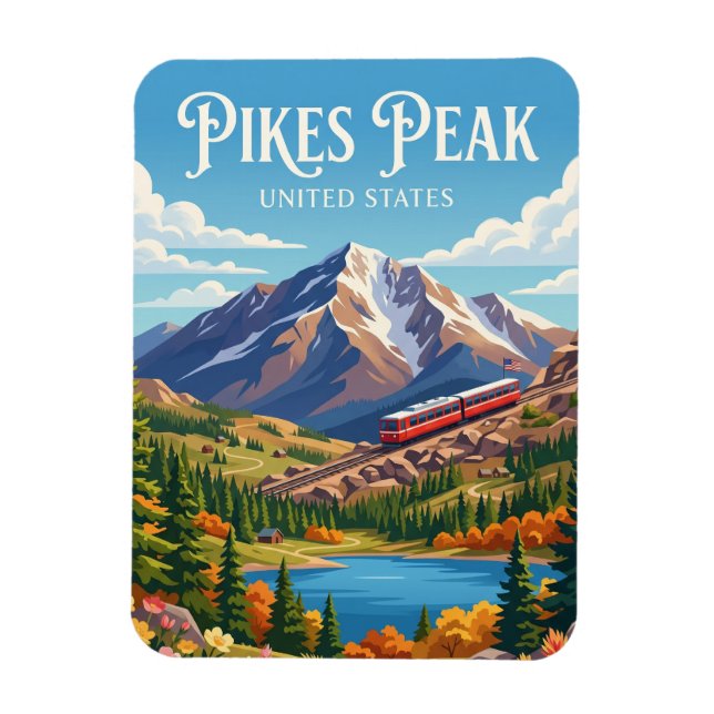 Ímã Pico Pikes Colorado (Vertical)