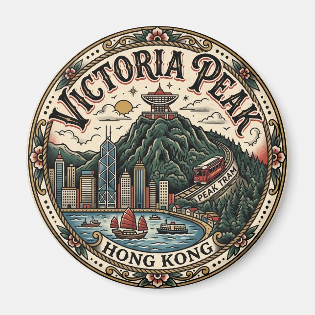 Imã Pico Victoria Hong Kong China (Frente)