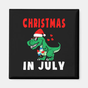 Imã Picolés De Dinossauro No Natal Em Julho Chapéu De 