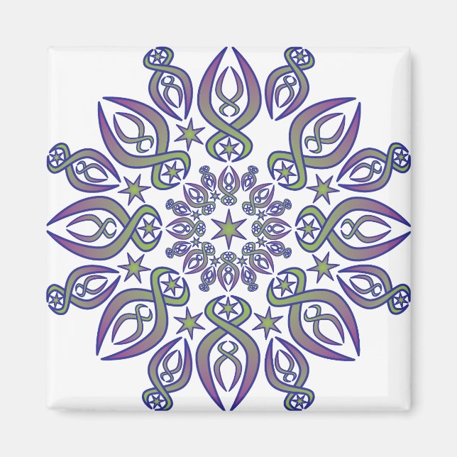 Imã Picos Azuis (Frente)