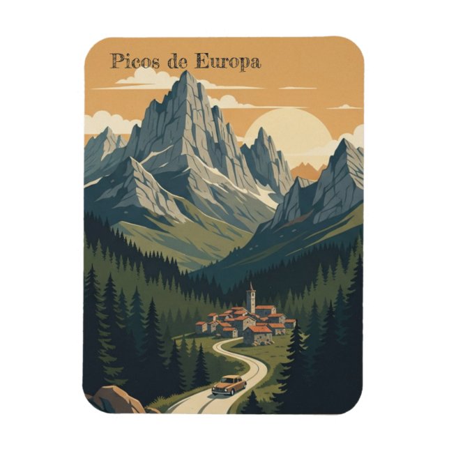 Ímã Picos de Europa, Espanha (Vertical)