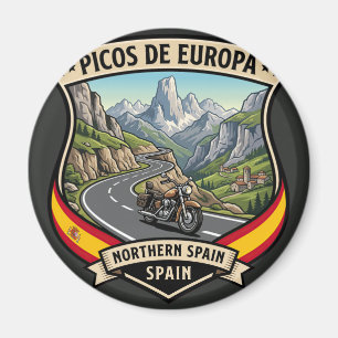 Imã Picos de Europa Estrada Cênica da Montanha Espanha