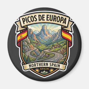 Imã Picos de Europa Rota Cênica Astúrias