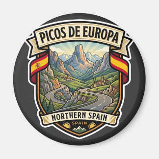 Imã Picos de Europa Rota Cênica Astúrias