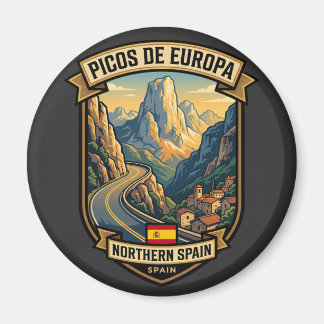 Imã Picos de Europa Rota Montanhosa Espanha
