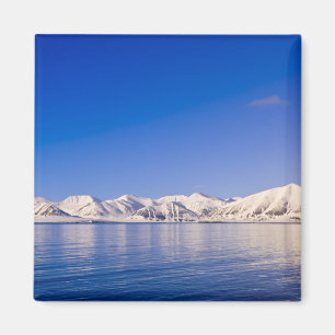 Imã Picos nevados Woodfjord Svalbard