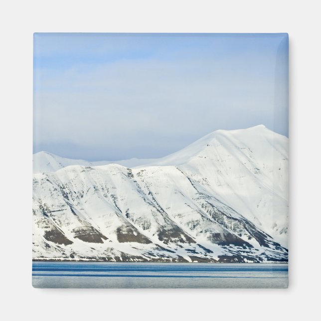Imã Picos nevados Woodfjord Svalbard 2 (Frente)