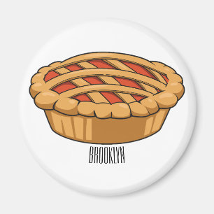 Imã Pie cartoon illustration
