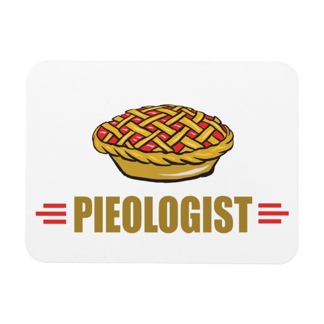 Ímã Pie Engraçado (Horizontal)
