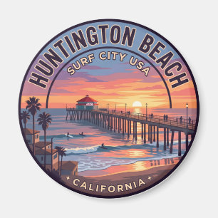 Imã Pier de Huntington Beach EUA