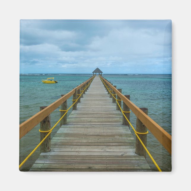 Imã Pier na Costa de Coral, Fiji (Frente)