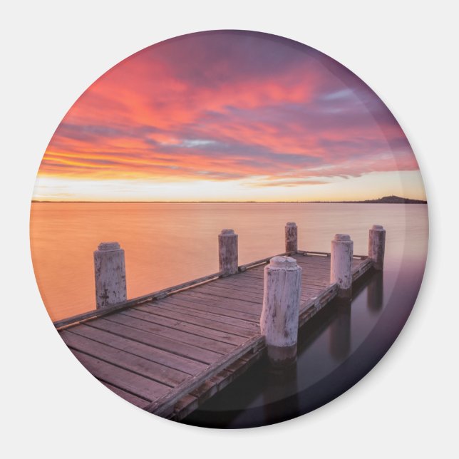 Imã Pier no lago Illawarra (Frente)