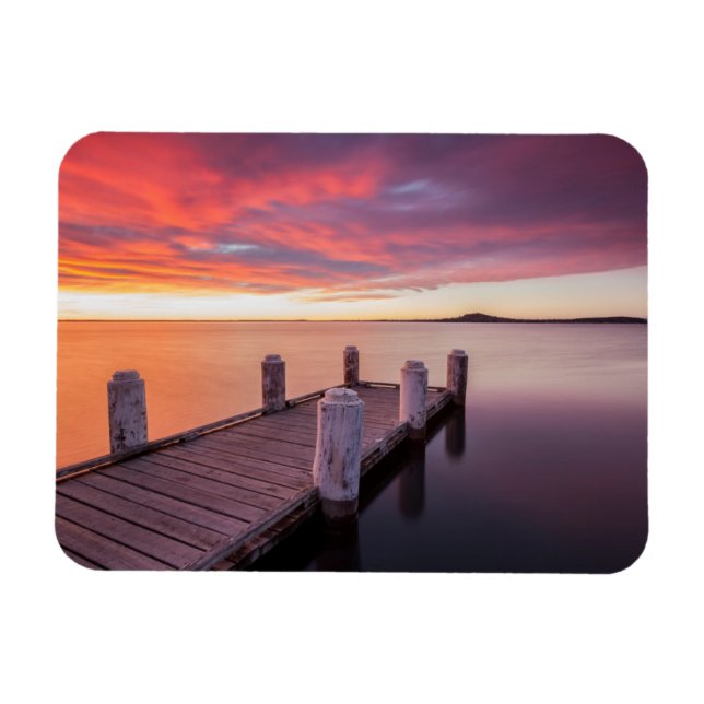 Ímã Pier no lago Illawarra (Horizontal)