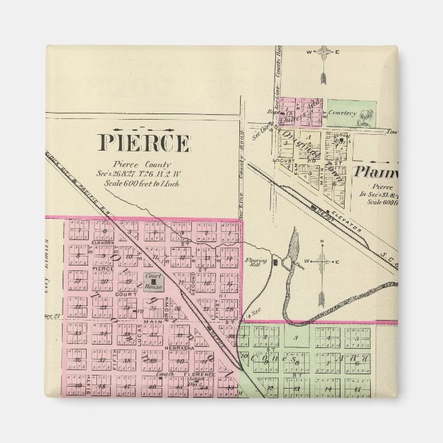 Imã Pierce, Nebraska (Frente)