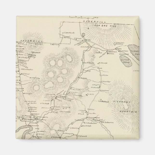 Imã Piermont, Grafton Co (Frente)