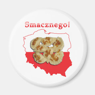 Imã Pierogi Smacznego Mapa Polonês