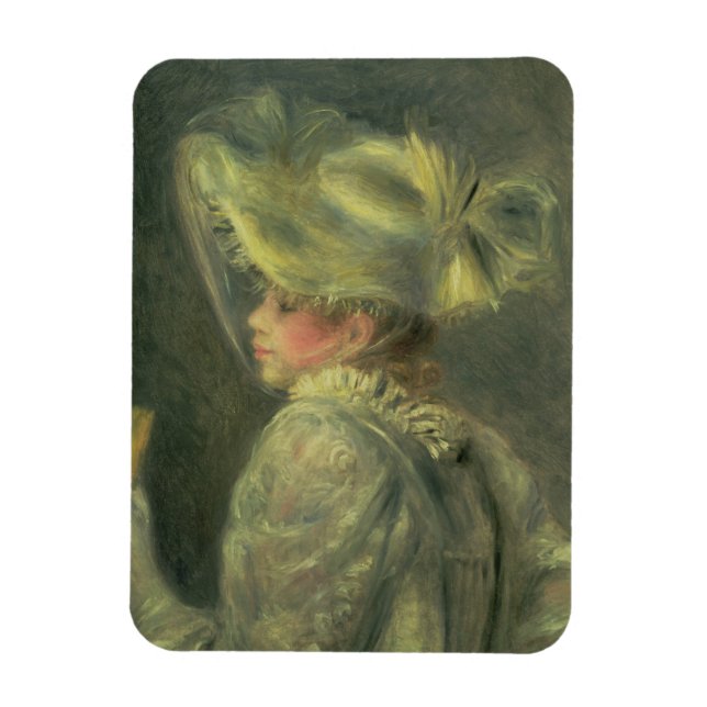 Ímã Pierre A Renoir | Chapéu Branco (Vertical)