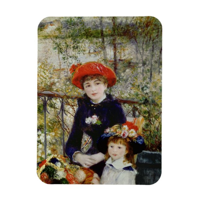 Ímã Pierre A Renoir | Duas Irmãs, ou No Terrace (Vertical)