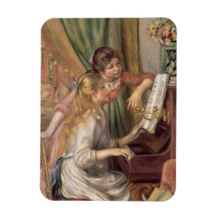 Ímã Pierre A Renoir   Jovens raparigas no Piano